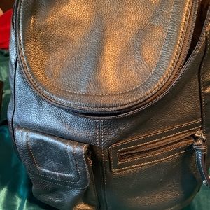 Faux leather mini bag